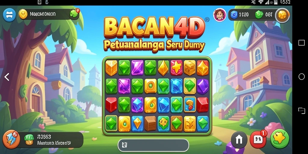 Tampilan permainan BACAN4D yang menarik dan penuh warna.