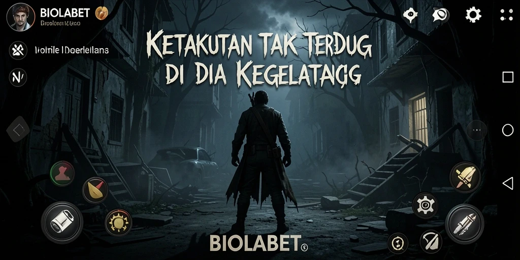 Tampilan berita gameplay menyeramkan dari BIOLABET dengan makhluk menakutkan.