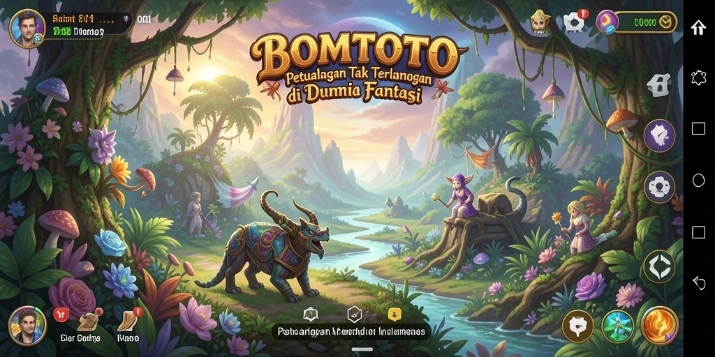 Tampilan gameplay menakjubkan dari BOMTOTO dalam petualangan yang mendebarkan.