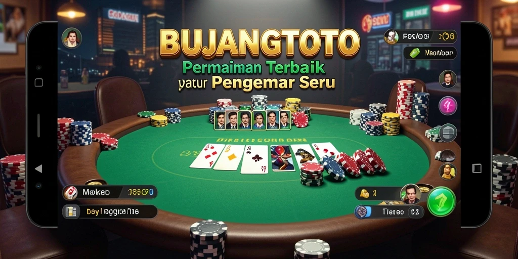 Tampilan gameplay BUJANGTOTO yang seru dan interaktif dalam permainan Poker.