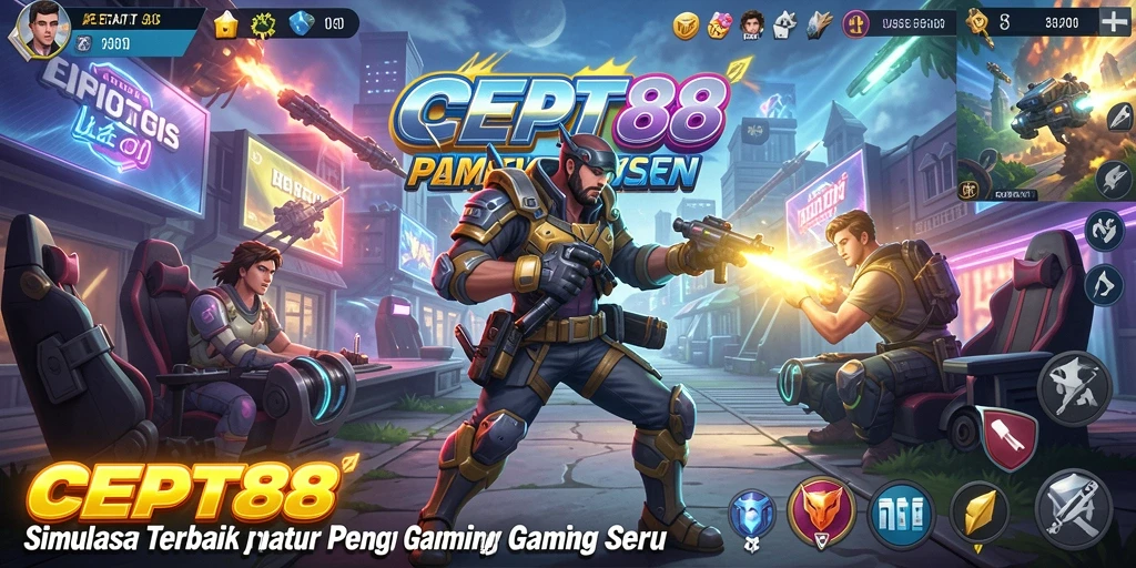 Screenshot utama CEPAT88 menampilkan aksi gameplay simulasi yang menarik.
