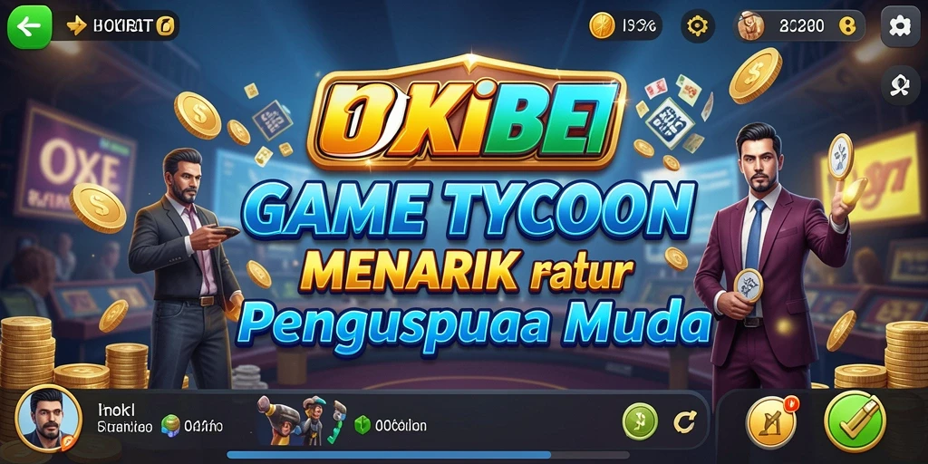 Screenshot HOKIBET menampilkan aksi pengelolaan bisnis yang strategis.
