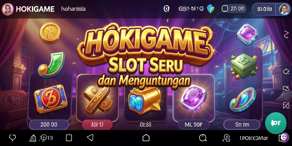 Tampilan gameplay HOKIGAME yang seru dan mengasyikkan.