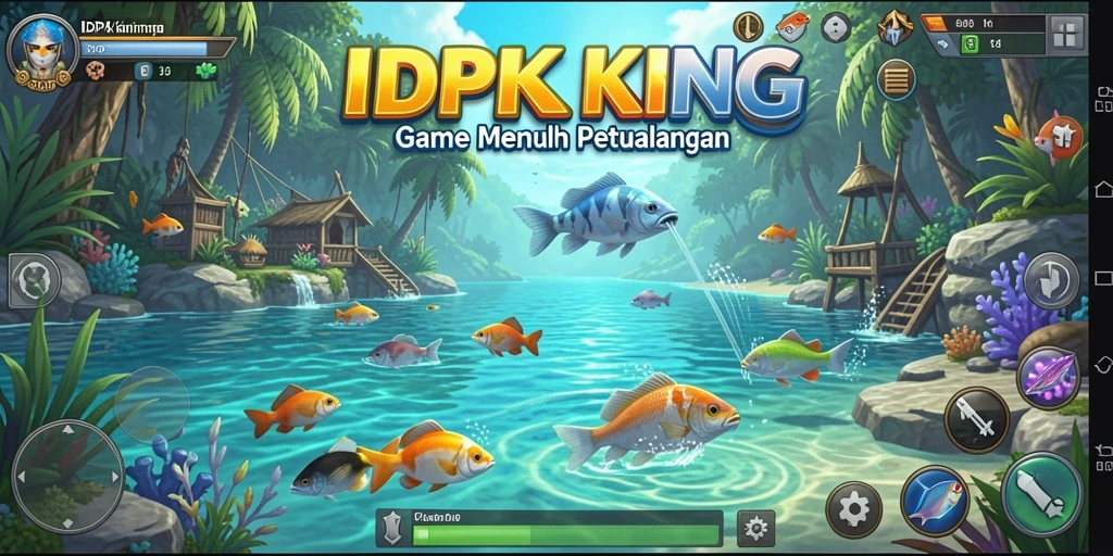 Tangkapan ikan yang mengesankan dalam gameplay IDPKING.