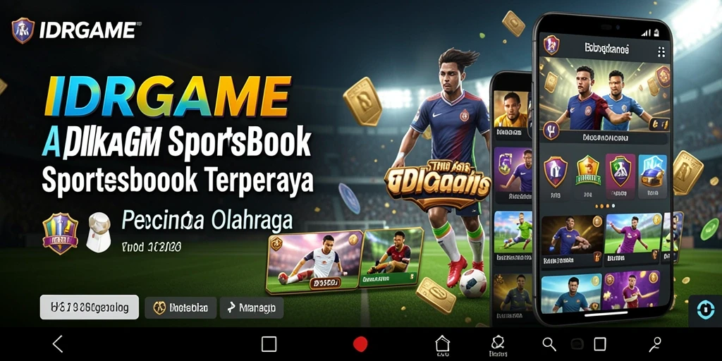 Tampilan antarmuka IDRGAME yang menarik untuk taruhan olahraga.