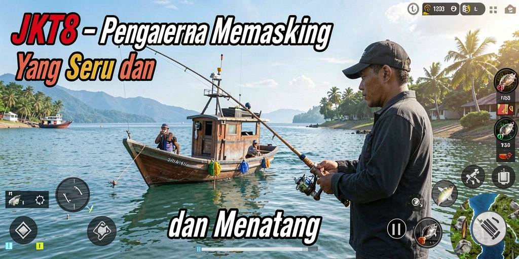 Tangkapan ikan yang memukau dalam gameplay JKT8.