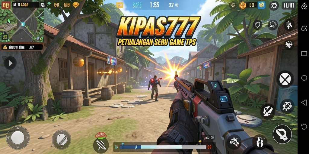 Tampilan gameplay seru dari KIPAS777 yang penuh aksi TPS.