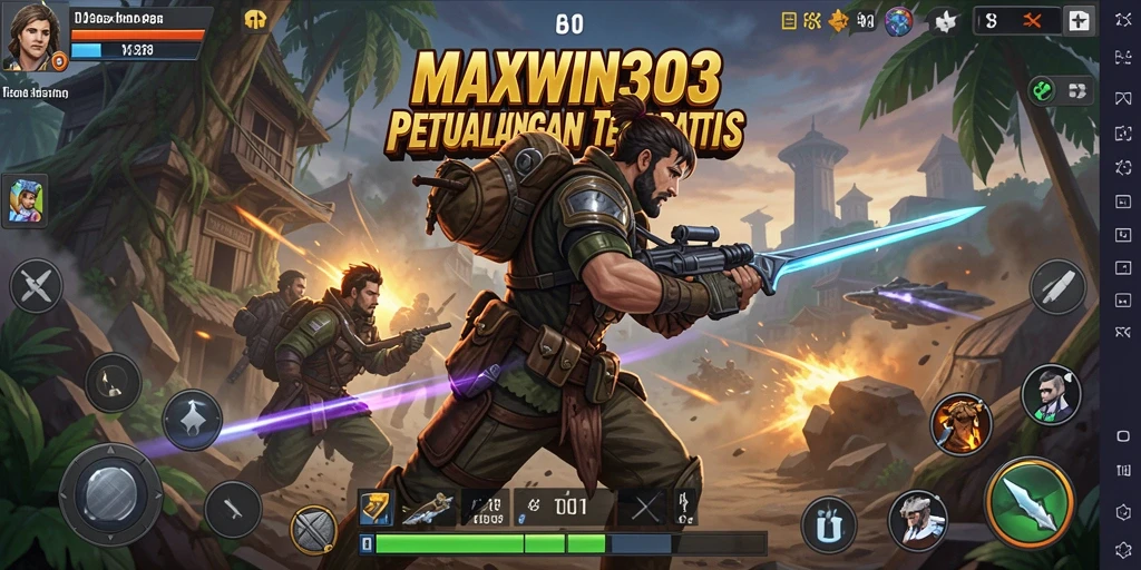 Screenshot menampilkan pertarungan aksi mendebarkan di <strong>MAXWIN303</strong>.