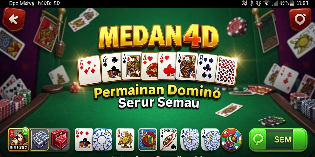 Tampilan gameplay seru di MEDAN4D dengan teman-teman.