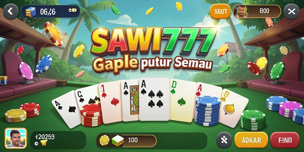 Tampilan menarik dari gameplay <strong>SAWIT777</strong> yang menampilkan momen seru Gaple.