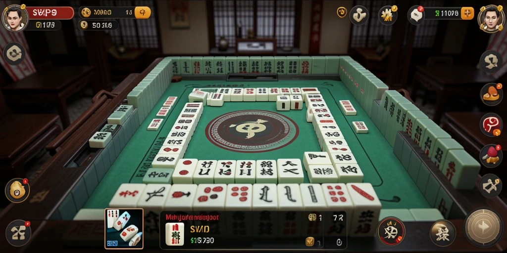 Tampilan gameplay Mahjong yang menantang di SVIP9.