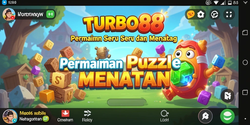 Screenshot gameplay TURBO88 dengan tantangan Puzzle yang menarik.