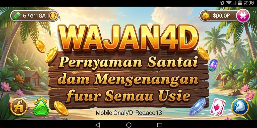 Screenshot permainan WAJAN4D menampilkan keseruan gameplay Casual.